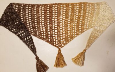 Pattern Review: Tassel Shawl (Crochet) by Lionbrand